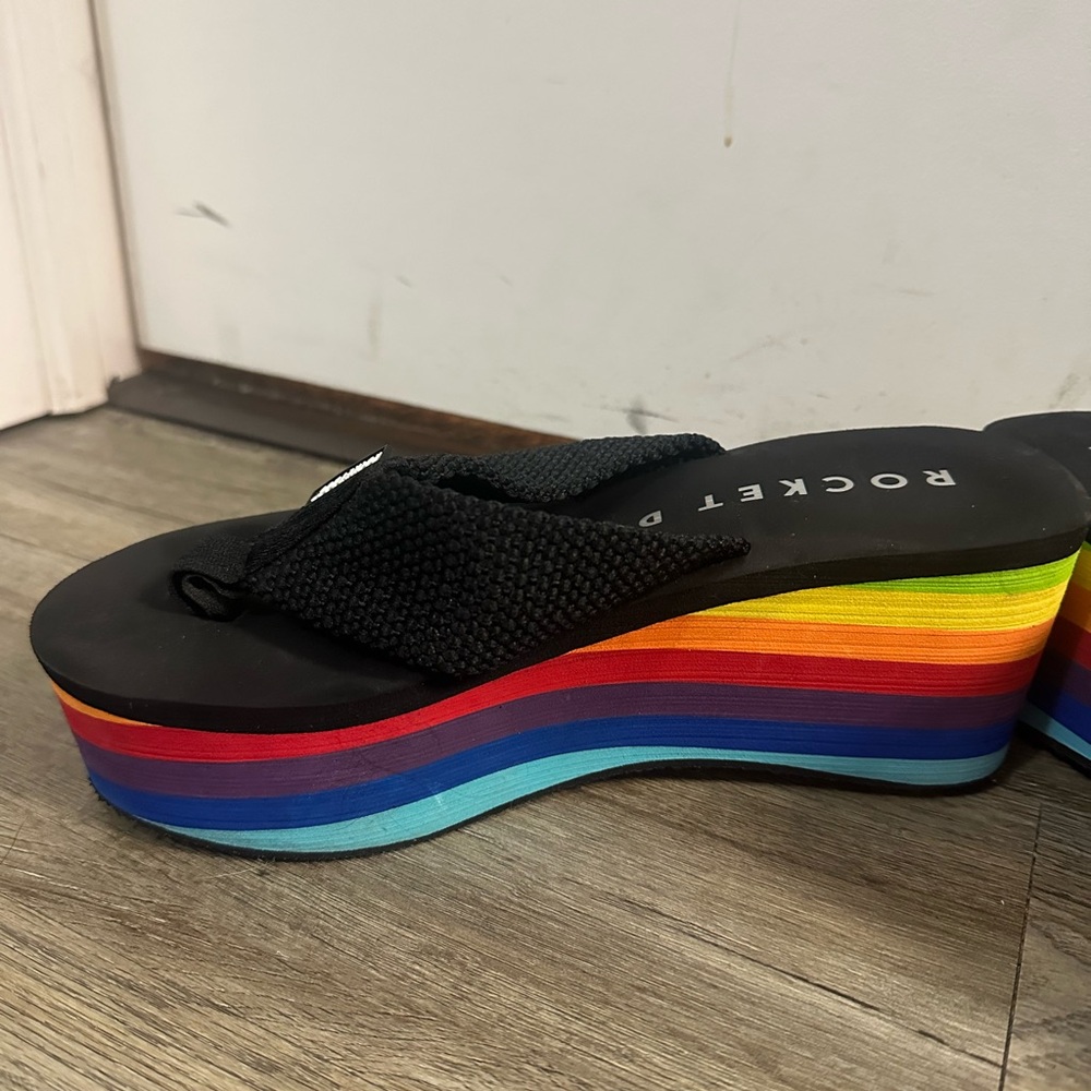 Rocketdog Rainbow Platform Flip Flops - image 2